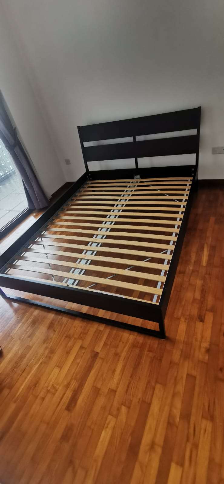 bedroom makeover with second-hand furniture