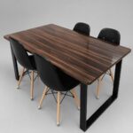 Dining Table with metal Legs