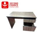 Wooden study table with drawers