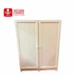 White Storage Cabinet with 2 Door
