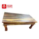 Solid Wood Coffee Table - Natural Wood Grain