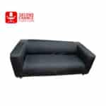 Black 2-Seater Sofa