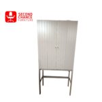 Tall Dressing Table with Mirror and Storage
