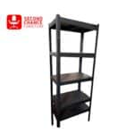 Black 5-Tier Metal Shelving Unit