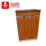 Wooden Shoe Cabinet with Drawer