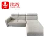 Modesrn L-Shape Fabric Sofa