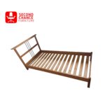 Single Wooden Bed Frame with Slatted Base