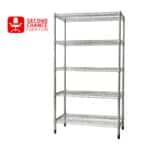 Heavy Duty Chrome Wire Shelving Unit