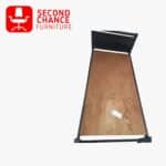 Wooden Black Single Bed Frame