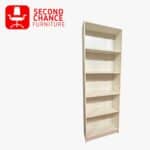 White Bookshelf- 5 Shelves