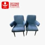 Pair of Blue Armchairs