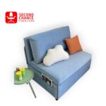 Foldable Sofa Bed- Light Blue