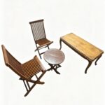 Coffee table set with side table