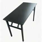 Foldable black table